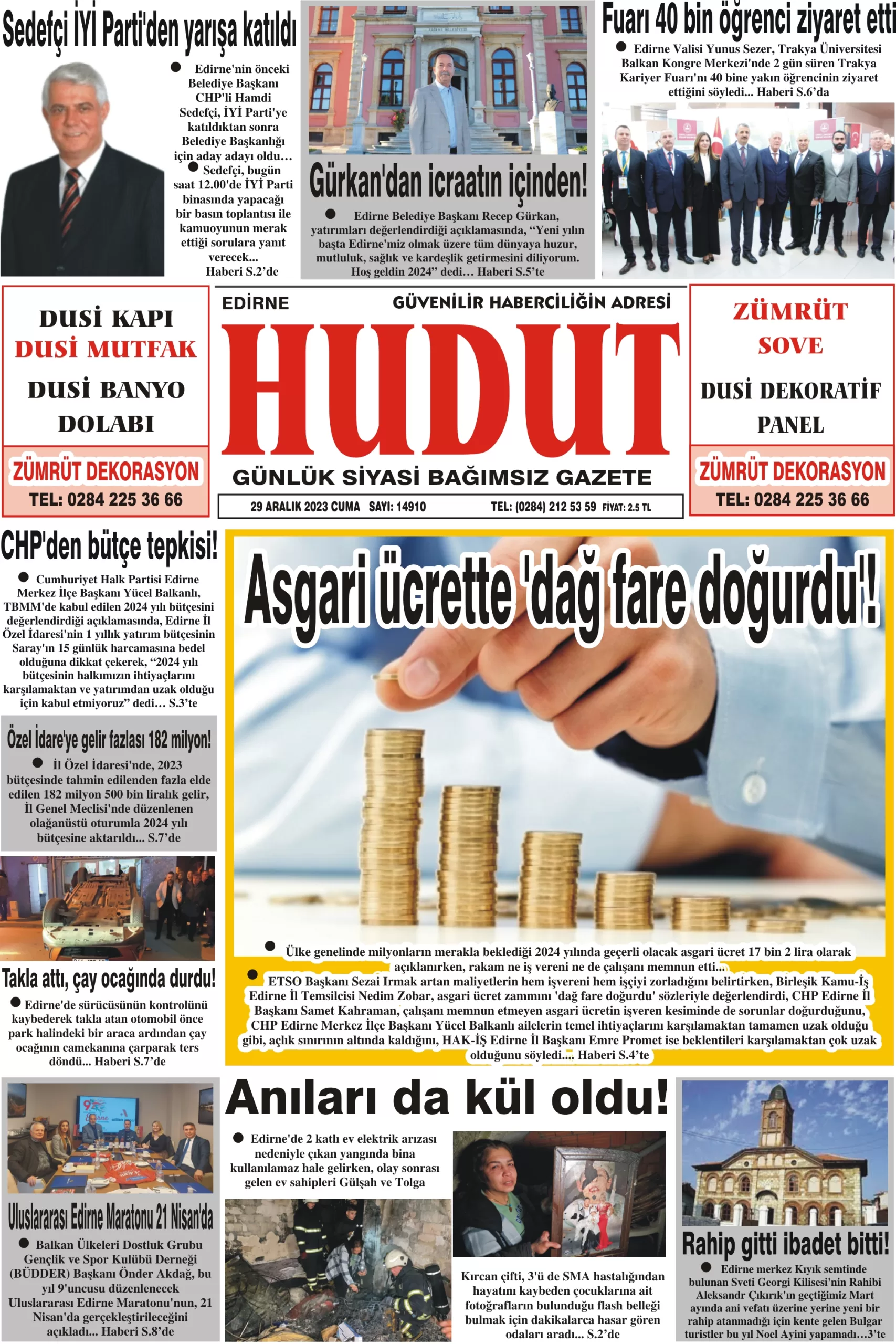 Aral K Cuma Hudut Gazetesi Hudut Gazetesi