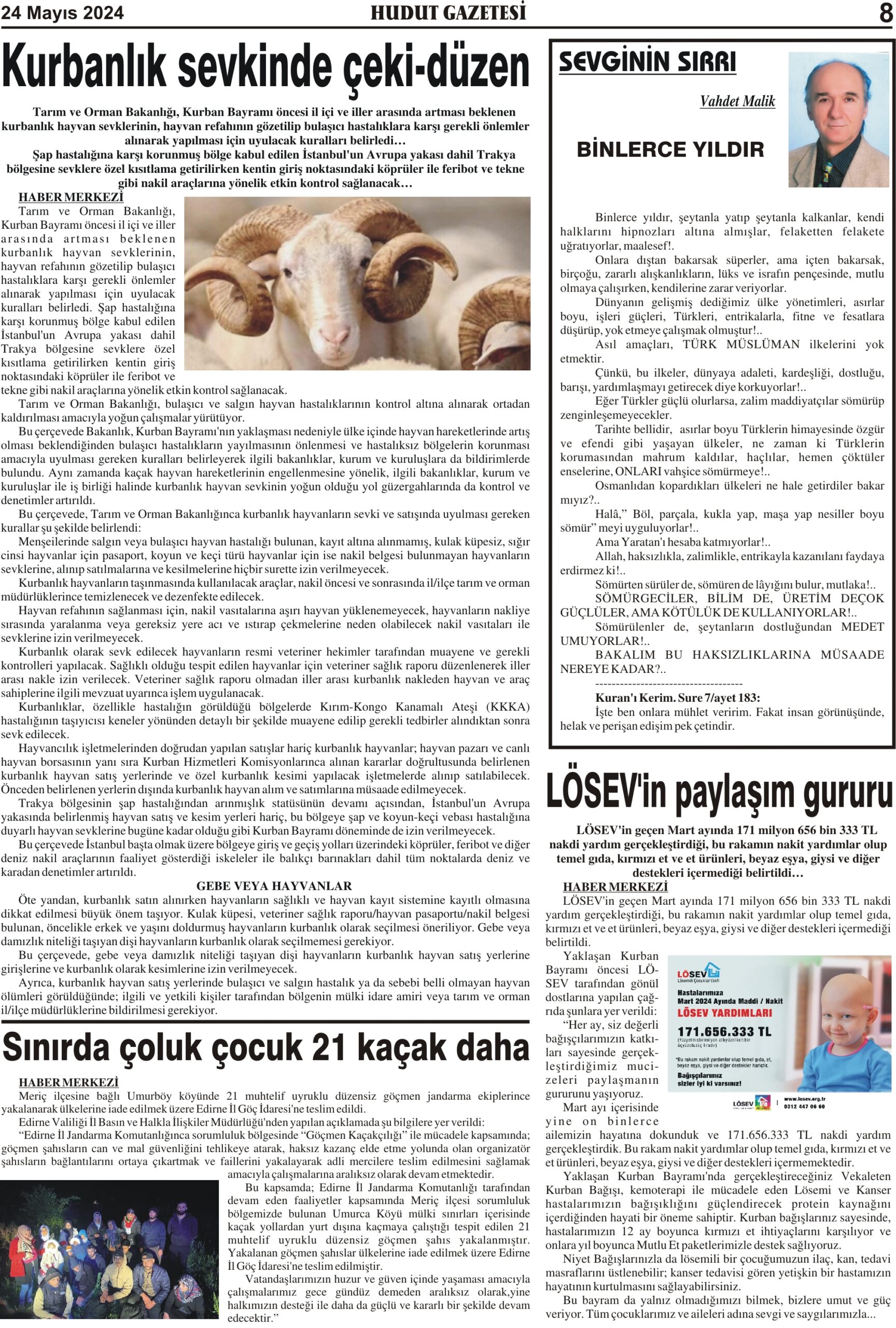 May S Cuma Hudut Gazetesi Hudut Gazetesi