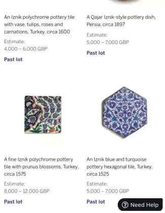 1 çini 450 bin lira!