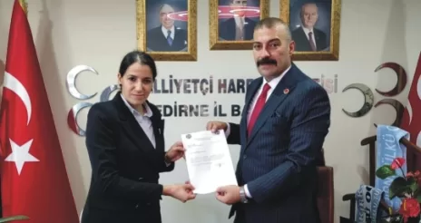 MHP Edirne’de yeni atama