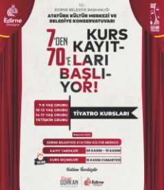 Tiyatroseverlere tiyatro kursları