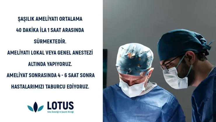 Görmeyen Gözde Şaşılık Ameliyatı