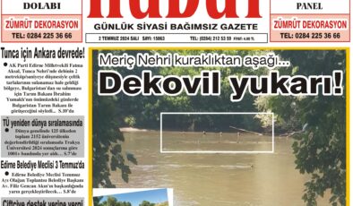 2 Temmuz 2024 Salı Hudut Gazetesi