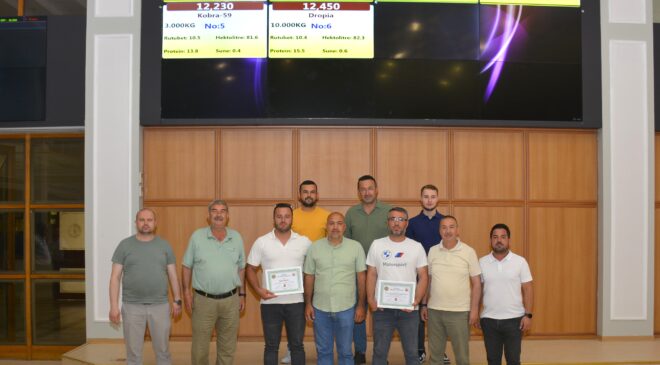 Sezonun ilk buğdayı Borsa’da