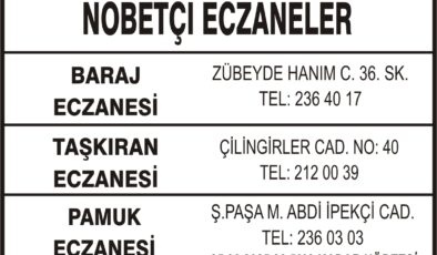 Nöbetçi Eczaneler