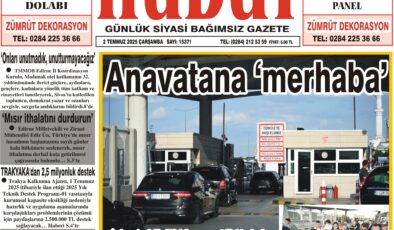 2 Temmuz 2025 Çarşamba Hudut Gazetesi