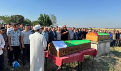 Oskan çifti toprağa verildi