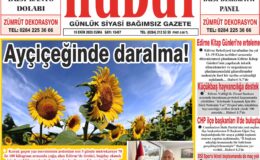 10 Ekim 2025 Cuma Hudut Gazetesi