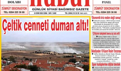 24 Ekim 2025 Cuma Hudut Gazetesi