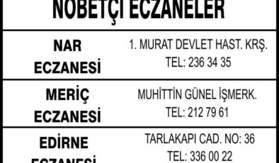 Nöbetçi Eczaneler