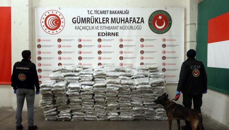 Kapıkule ve İpsala’da 524 kilo uyuşturucu!
