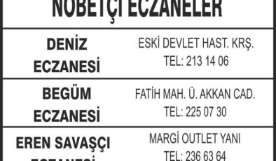 Nöbetçi Eczaneler
