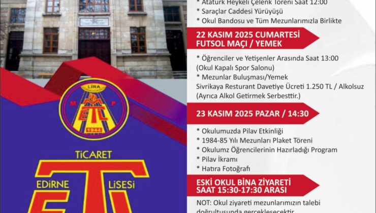 ETL Yetişenler’den 81. Yıl Pilavı