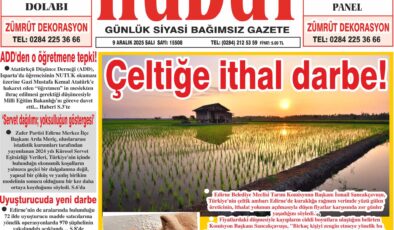 9 Aralık 2025 Salı Hudut Gazetesi