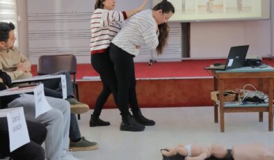 Spor camiasına ilk yardım kursu