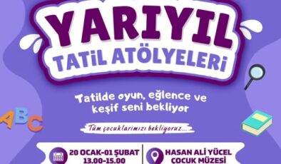 Yarıyıl Tatil Atölyeleri başlıyor!