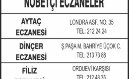 Nöbetçi Eczaneler