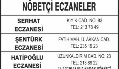 Nöbetçi Eczaneler