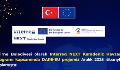 Edirne Belediyesi’nden afetlere hazırlıkta AB projesi