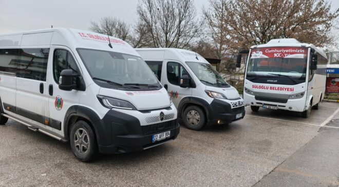 Süloğlu Belediyesi’ne 2 yeni minibüs