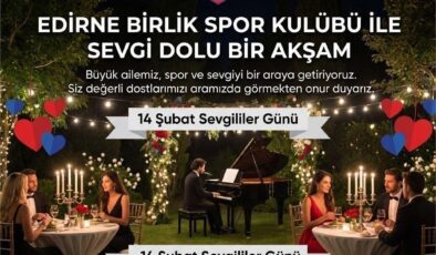 Edirne Birlik SK’dan Dayanışma Gecesi