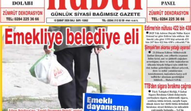 10 Şubat 2026 Salı Hudut Gazetesi
