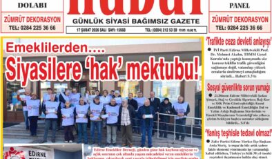 17 Şubat 2026 Salı Hudut Gazetesi