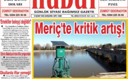 18 Şubat 2026 Çarşamba Hudut Gazetesi