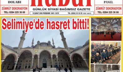 19 Şubat 2026 Perşembe Hudut Gazetesi
