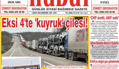 4 Şubat 2026 Çarşamba Hudut Gazetesi