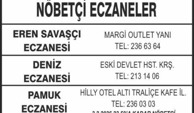 Nöbetçi Eczaneler