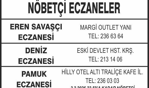 Nöbetçi Eczaneler