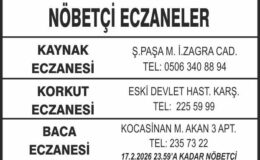 Nöbetçi Eczaneler