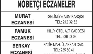 Nöbetçi Eczaneler