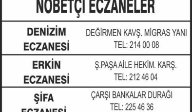 Nöbetçi Eczaneler