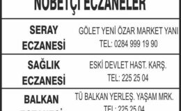 Nöbetçi Eczaneler
