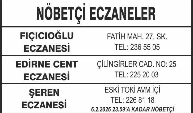 Nöbetçi Eczaneler