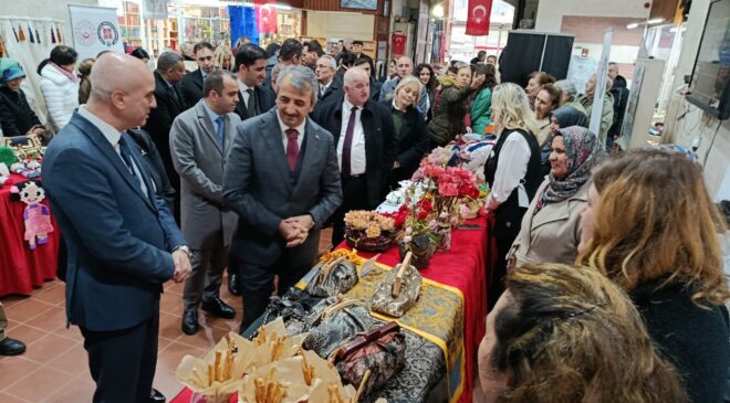 Kadınların emeği sergiyle taçlandı