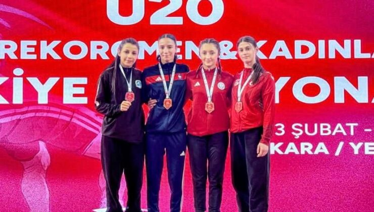 Edirne TOHM kadın sporcuları minderde esti