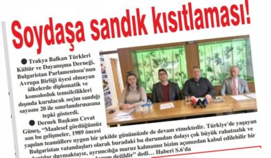 Soydaşı sevindiren veto!