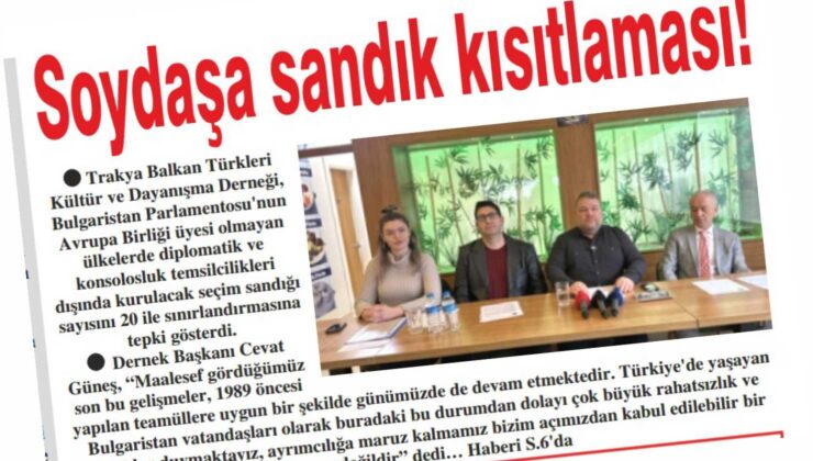 Soydaşı sevindiren veto!