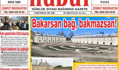 10 Mart 2026 Salı Hudut Gazetesi
