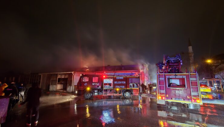 Sanayi sitesinde yangın!