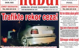2 Mart 2026 Pazartesi Hudut Gazetesi