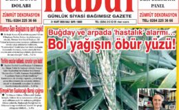 31 Mart 2026 Salı Hudut Gazetesi