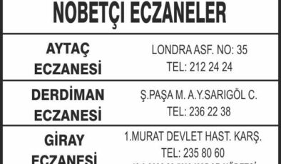 Nöbetçi Eczaneler