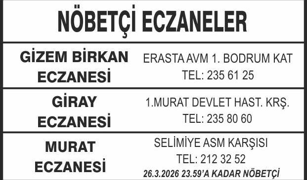 Nöbetçi Eczaneler