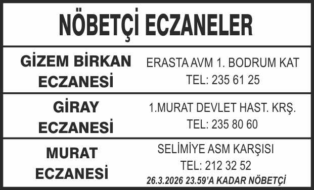 Nöbetçi Eczaneler
