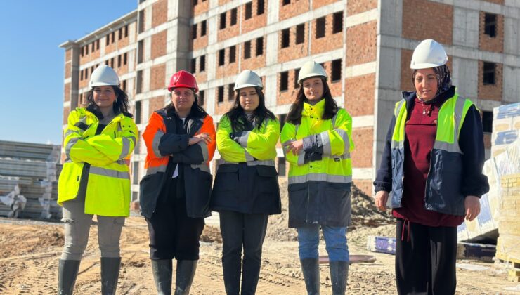 Şantiyenin azimli kadınları!