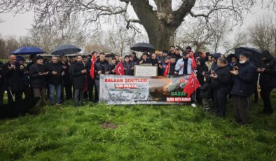 AGD’den Balkan şehitleri ve Gazze’ye anma